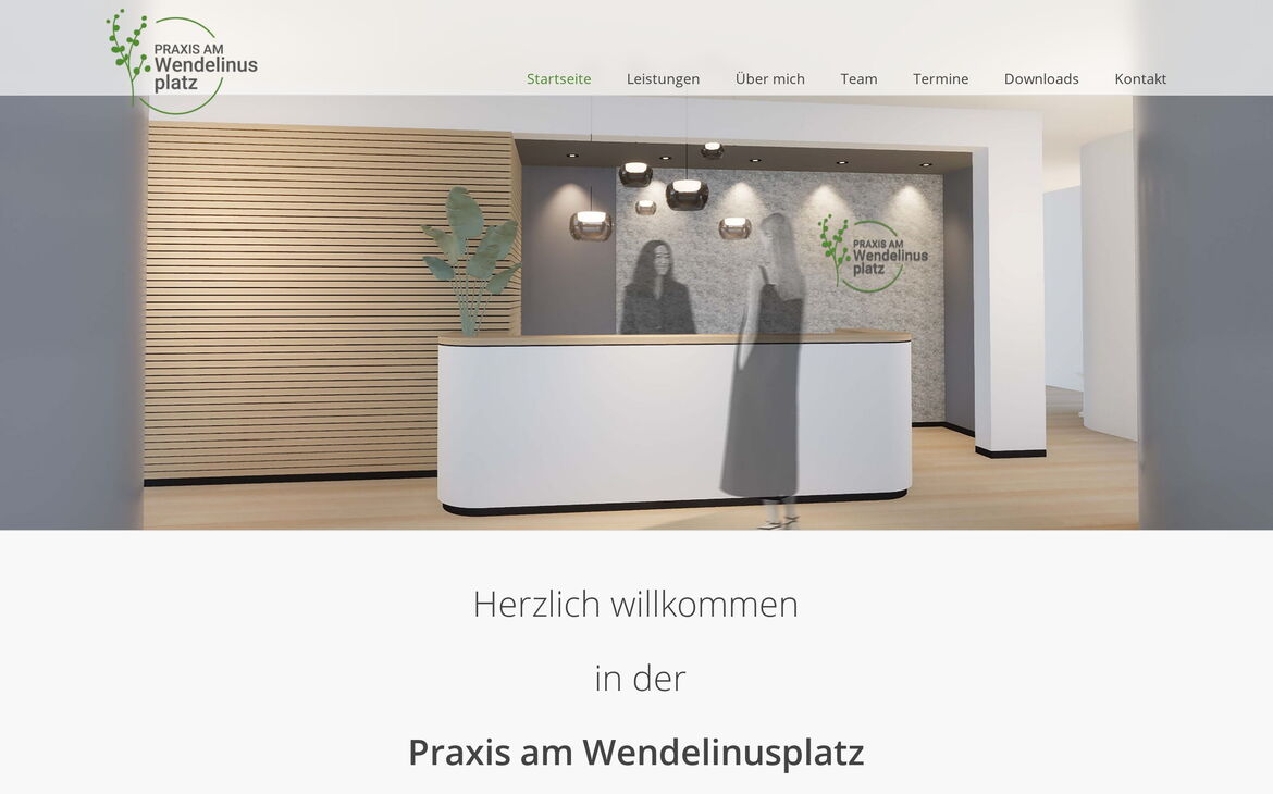 Webdesign-Referenz praxisamwendelinusplatz.de – Praxen