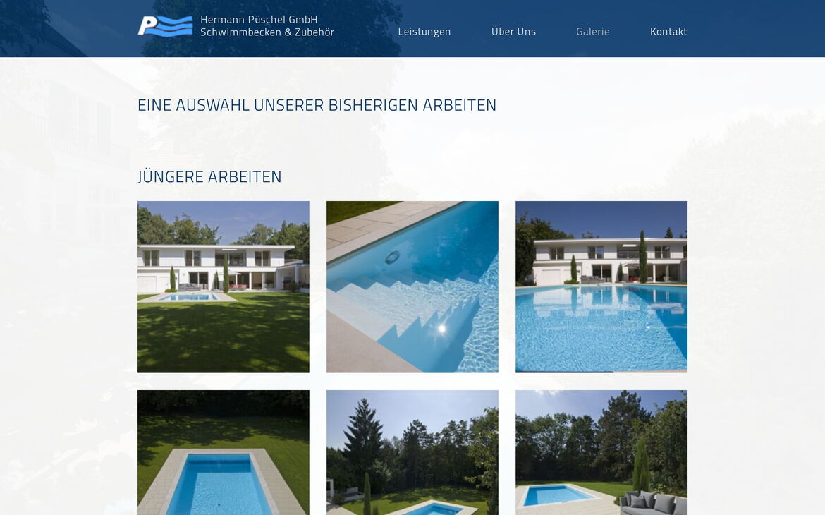 Webdesign-Referenz pueschel-gmbh.de – Bau & Handwerk