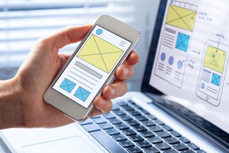 Responsives Webdesign auf verschiedenen Geräten