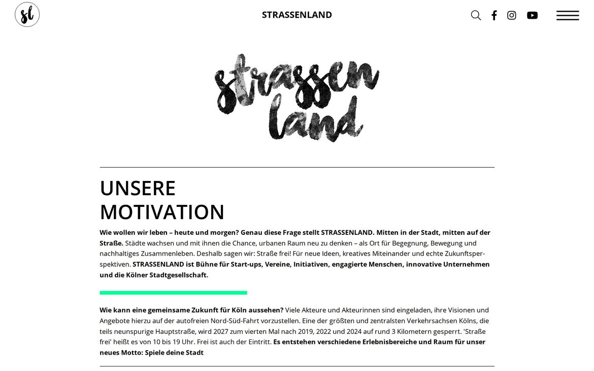 Webdesign-Referenz strassenland.de – Über uns