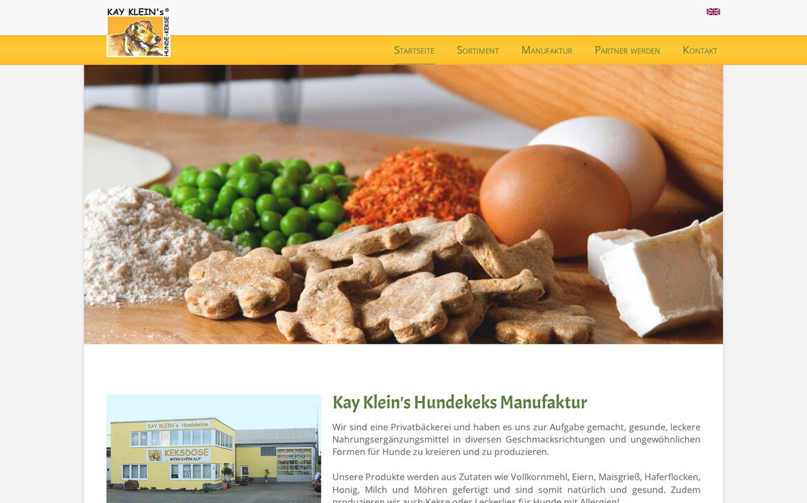 Webdesign-Referenz kayklein.de – Shops